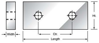 Leaf spring stock tools - shear blades