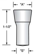 Leaf spring stock tools - taper punch