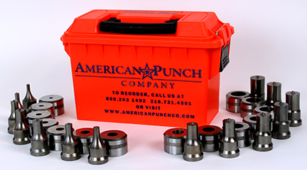 3/8 inch Square Punch and Die for Piranha Ironworkers