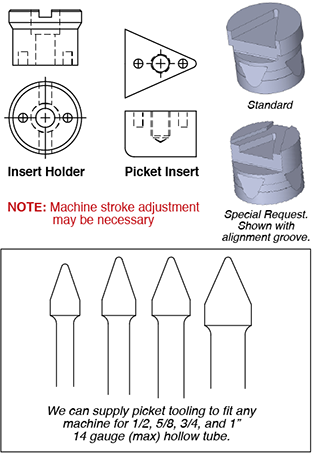 Picket Tooling