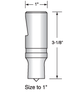  100XX Tooling Punch Size to 1 inch