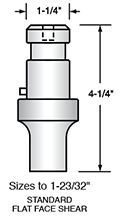  36TC and 44TC Tooling Punch 1TC