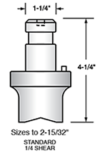  36TC and 44TC Tooling Punch 2TC