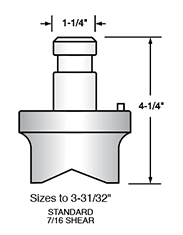  36TC and 44TC Tooling Punch 4TC