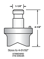  36TC and 44TC Tooling Punch 5TC