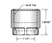 Ficep Coupling Nut APS-7937