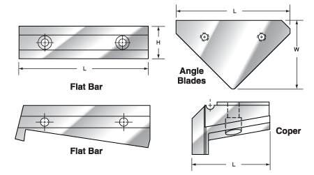 Mubea tooling - shear blades