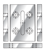 Piranha tooling - flat bar shear blade