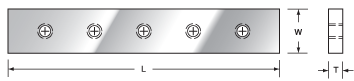 Piranha tooling - flat bar