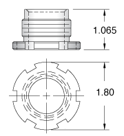 Nitto-Kohki Tooling Coupling Nut APS-9729